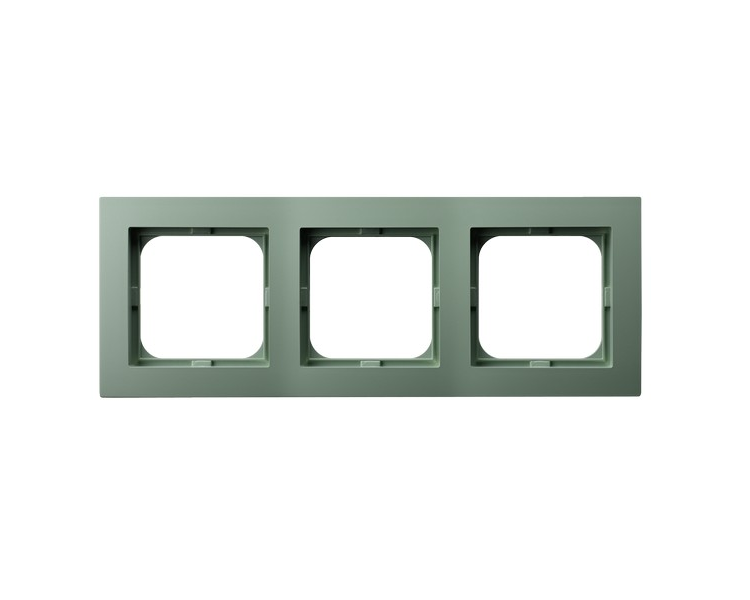 Ramka potrójna Zielony mat Ospel As