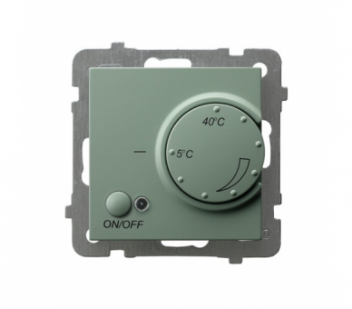 Regulator temperatury z czujnikiem podpodłogowym Zielony mat Ospel As