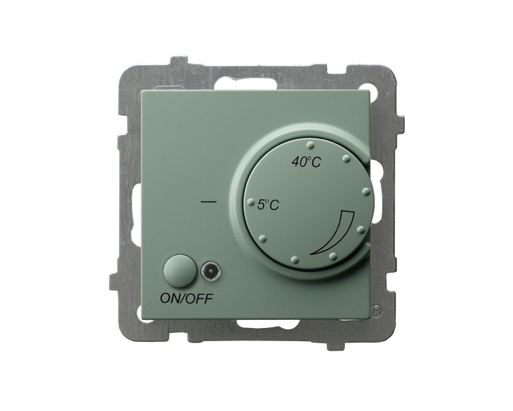 Regulator temperatury z czujnikiem podpodłogowym Zielony mat Ospel As