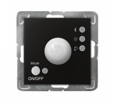 Elektroniczny czujnik ruchu Czarny matowy Ospel Impresja