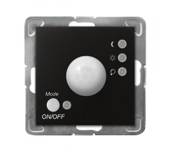 Elektroniczny czujnik ruchu Czarny matowy Ospel Impresja