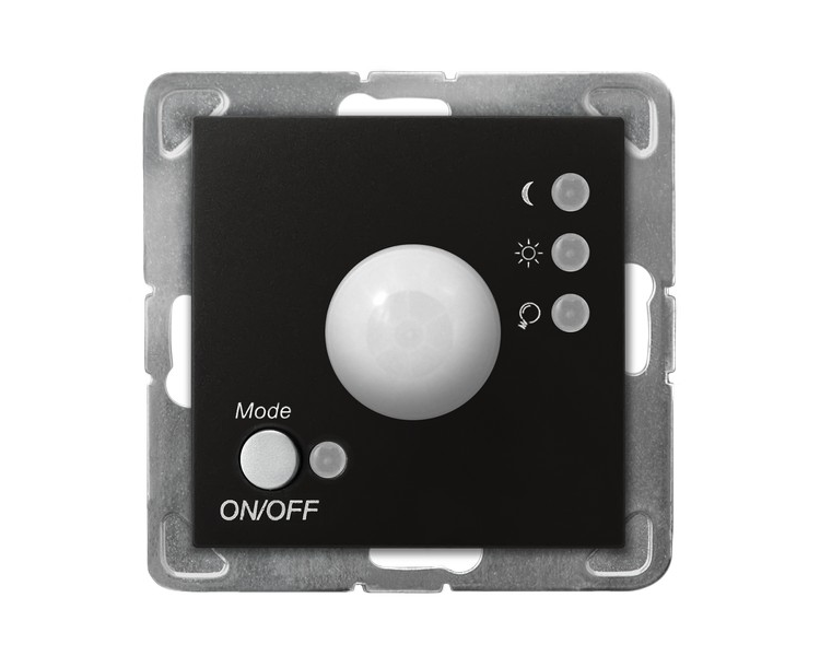 Elektroniczny czujnik ruchu Czarny matowy Ospel Impresja