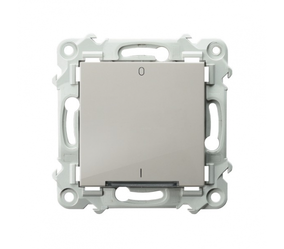 Łącznik dwubiegunowy z podświetleniem białym Kaszmirowy beż Ospel Szafir