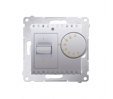 Regulator temperatury z czujnikiem wewnętrznym srebrny mat, metalizowany DRT10W.02/43