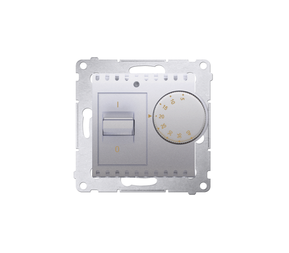 Regulator temperatury z czujnikiem wewnętrznym srebrny mat, metalizowany DRT10W.02/43