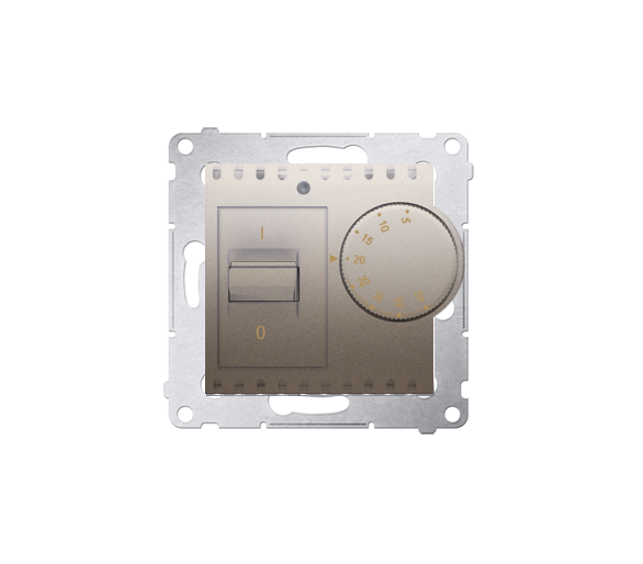 Regulator temperatury z czujnikiem wewnętrznym złoty mat, metalizowany DRT10W.02/44