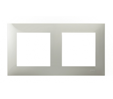Ramka podwójna Kaszmirowy beż Ospel Szafir