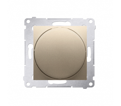 Ściemniacz naciskowo-obrotowy złoty mat, metalizowany DS9T.01/44