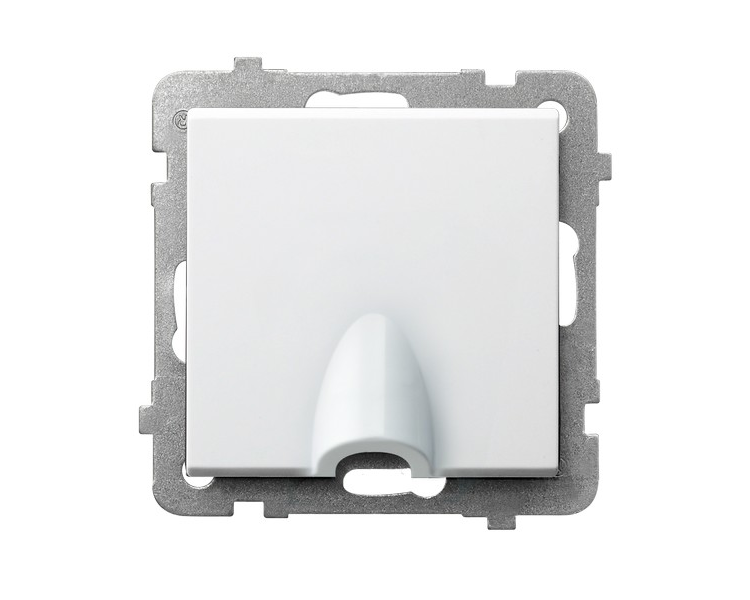 Przyłącz kablowy Biały mat Ospel Sonata