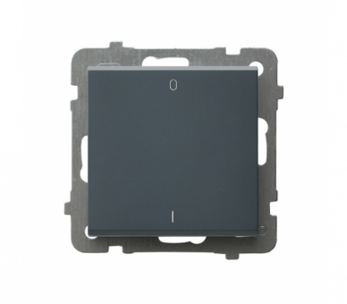 Łącznik dwubiegunowy Szary grafit Ospel Sonata