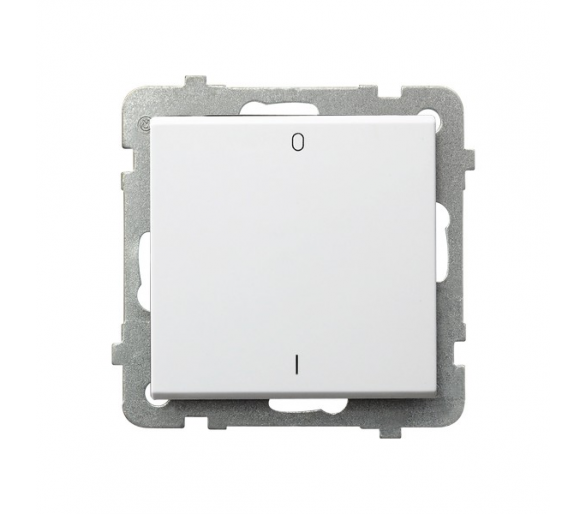 Łącznik dwubiegunowy Biały mat Ospel Sonata