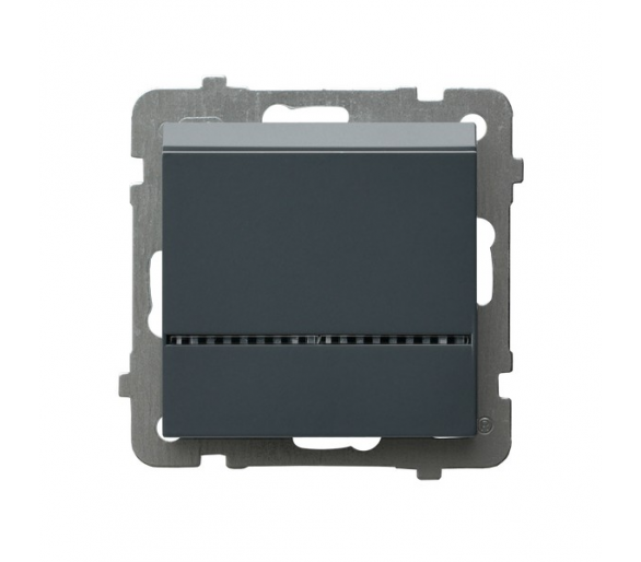 Łącznik hotelowy z podświetleniem pomarańczowym Szary grafit Ospel Sonata