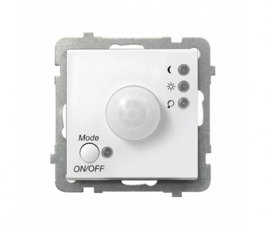 Elektroniczny czujnik ruchu Biały mat Ospel Sonata