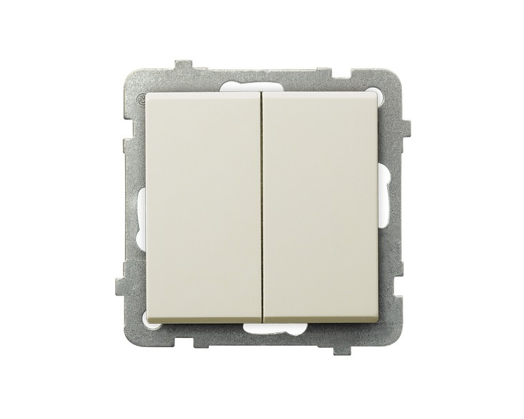 Łącznik podwójny krzyżowy Ecru Ospel Sonata