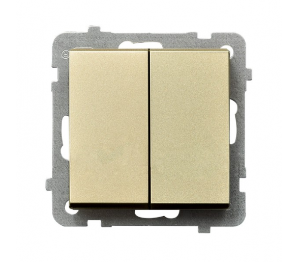 Łącznik podwójny krzyżowy Szampański złoty Ospel Sonata