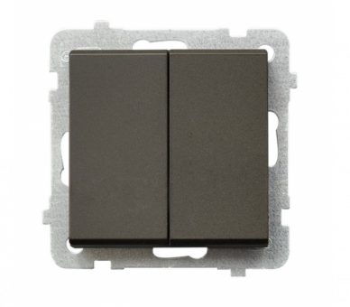 Łącznik podwójny krzyżowy Czekoladowy metalik Ospel Sonata