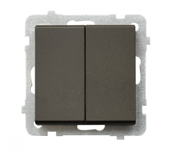 Łącznik podwójny krzyżowy Czekoladowy metalik Ospel Sonata