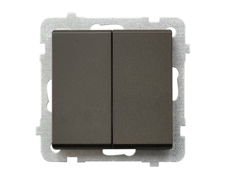 Łącznik podwójny krzyżowy Czekoladowy metalik Ospel Sonata