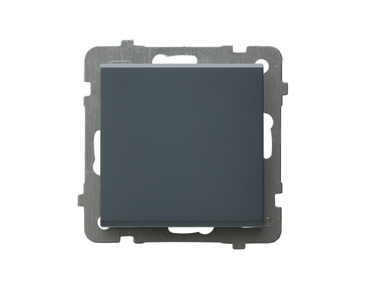 Łącznik jednobiegunowy Szary grafit Ospel Sonata