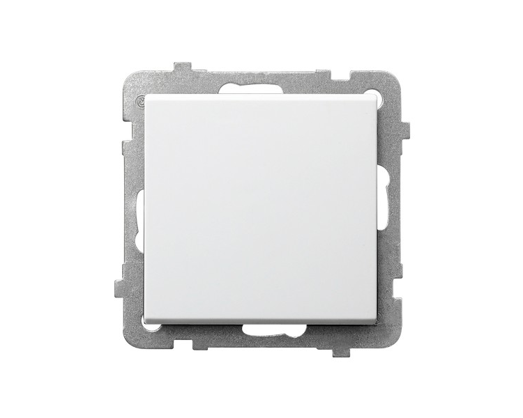 Łącznik jednobiegunowy Biały mat Ospel Sonata