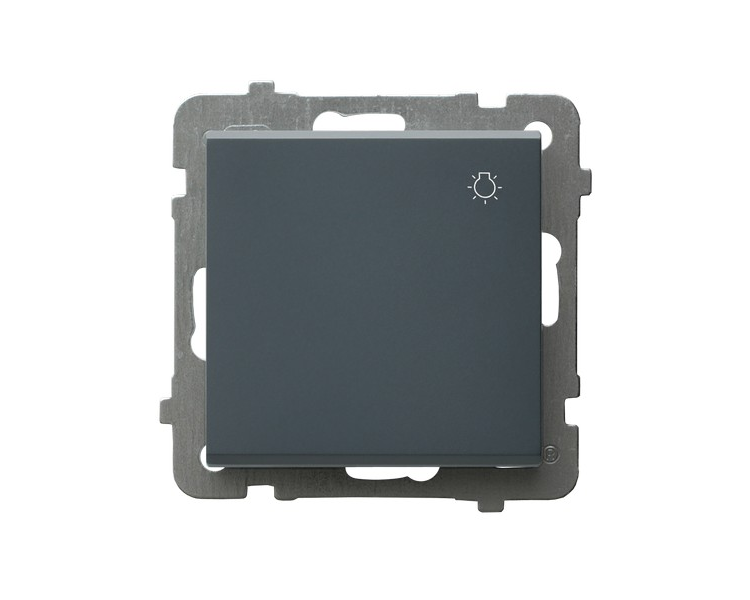 Łącznik zwierny światło Szary grafit Ospel Sonata