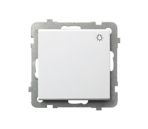 Łącznik zwierny światło Biały mat Ospel Sonata