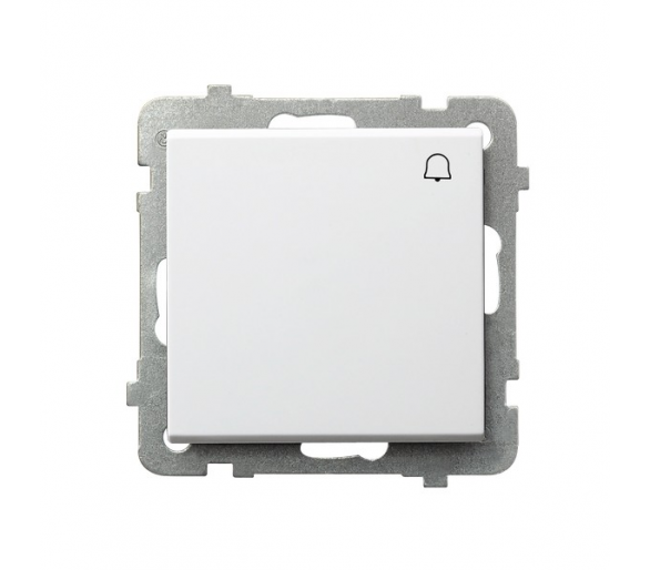 Łącznik zwierny dzwonek Biały mat Ospel Sonata