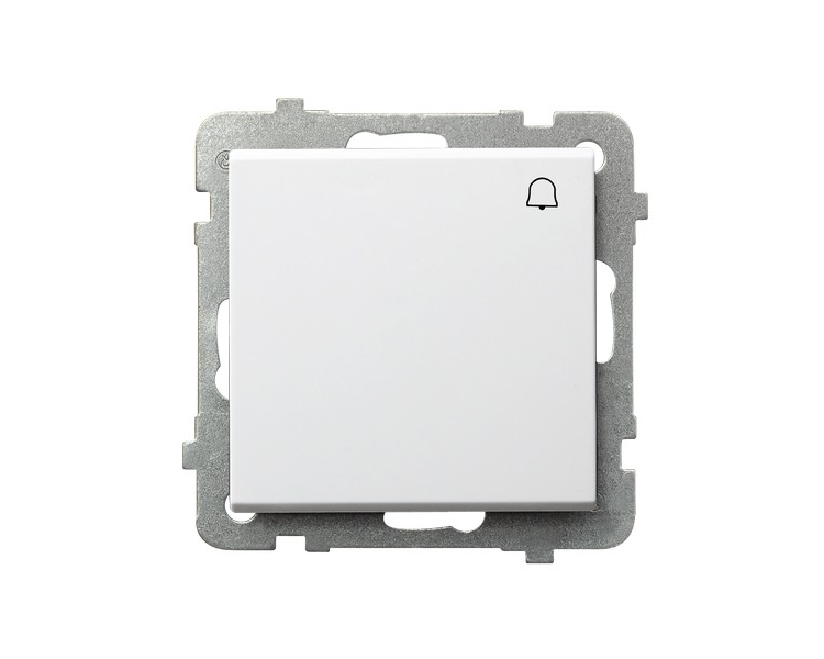 Łącznik zwierny dzwonek Biały mat Ospel Sonata