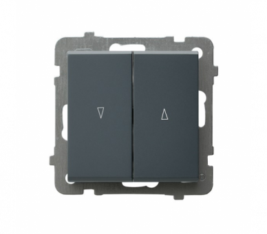 Łącznik żaluzjowy z blokadą mechaniczną Szary grafit Ospel Sonata