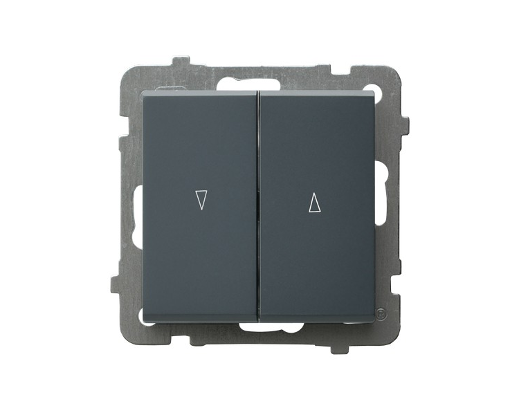 Łącznik żaluzjowy z blokadą mechaniczną Szary grafit Ospel Sonata