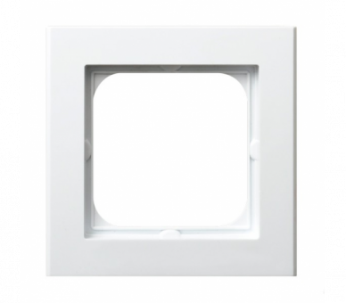 Ramka pojedyncza Biały mat Ospel Sonata