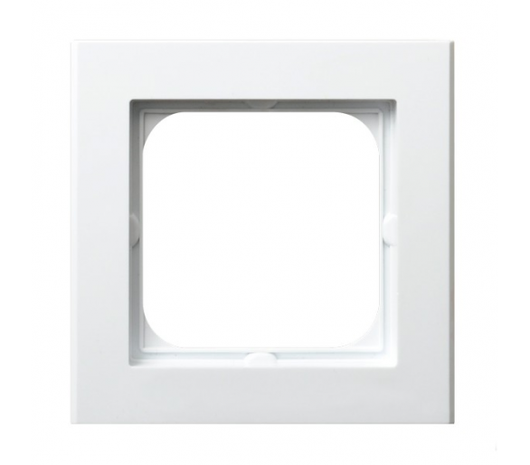 Ramka pojedyncza Biały mat Ospel Sonata