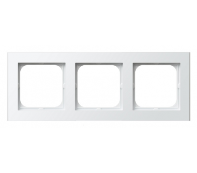 Ramka potrójna Biały mat Ospel Sonata