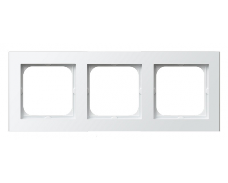 Ramka potrójna Biały mat Ospel Sonata