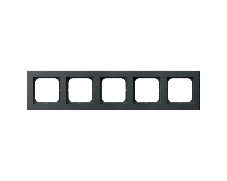 Ramka pięciokrotna Szary grafit Ospel Sonata
