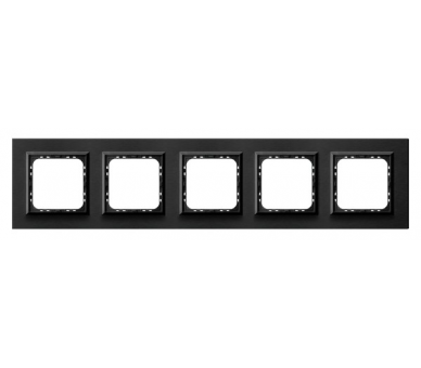 Ramka pięciokrotna Szczotkowany antracyt Ospel Sonata