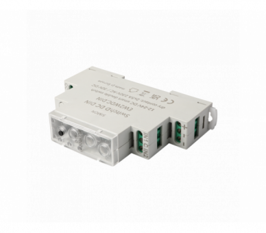 BleBox DIN, na szynę, Sterownik podwójny z wbudowanym pomiarem energii, sterowany smartfonem Wi-Fi - switchBoxD DIN, 2x5A, Simon GO EW2WDC.DIN