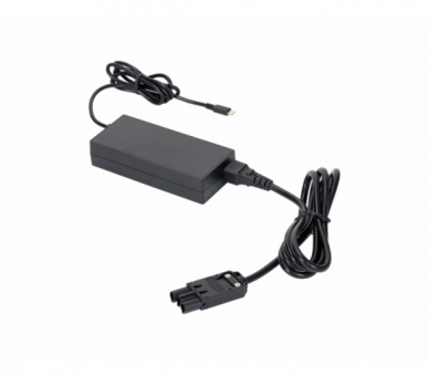 Zasilacz 230V 100W USB-C z przewodem na szybkozłącze, z gniazdem USB C Thunderbolt, Simon 400, IP20, czarny, P: 100W Simon 400 CR6100121150201/14