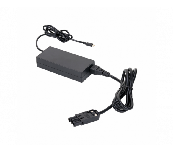 Zasilacz 230V 100W USB-C z przewodem na szybkozłącze, z gniazdem USB C Thunderbolt, Simon 400, IP20, czarny, P: 100W Simon 400 CR6100121150201/14
