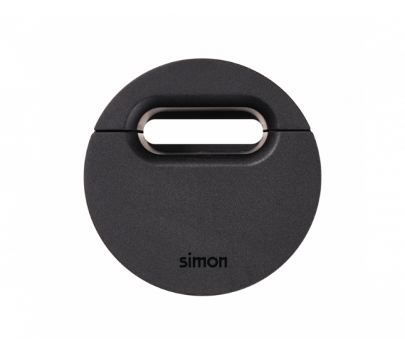 Meblowy przepust kablowy, IP20, czarny, Wym. montażowe: Ø54mm Simon 400, Flash 60 43100004-038