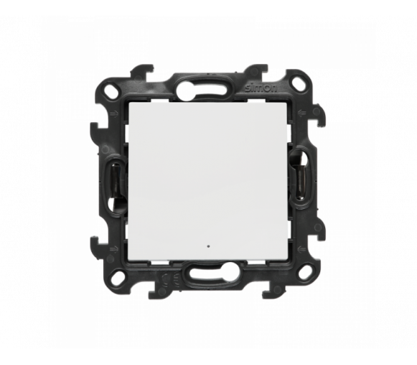 Łącznik schodowy bez piktogramu z podświetleniem LED, (moduł), Simon 24, IP20/IP44, 10AX, biały Simon 24 NW6L.01/X/11