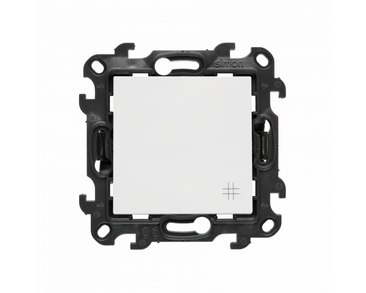 Łącznik krzyżowy z podświetleniem LED, (moduł), Simon 24, IP20/IP44, 10AX, biały Simon 24 NW7L.01/11