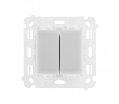 Łącznik/Przycisk podwójny uniwersalny, 230V, 2x6A ST2M