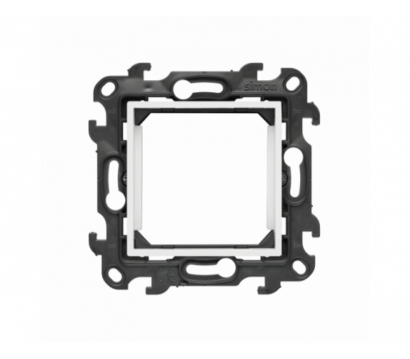 Adapter (przejściówka) na osprzęt standardu 45×45 mm, (moduł), Simon 24, IP20, biały Simon 24 NA45.01/11