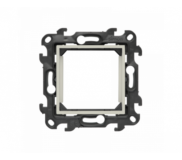 Adapter (przejściówka) na osprzęt standardu 45×45 mm, (moduł), Simon 24, IP20, kaszmirowy Simon 24 NA45.01/42
