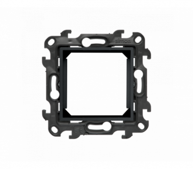 Adapter (przejściówka) na osprzęt standardu 45×45 mm, (moduł), Simon 24, IP20, grafitowy mat Simon 24 NA45.01/38