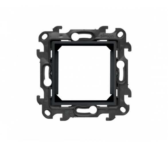 Adapter (przejściówka) na osprzęt standardu 45×45 mm, (moduł), Simon 24, IP20, grafitowy mat Simon 24 NA45.01/38