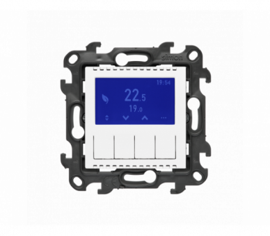 Termostat programowalny z wyświetlaczem [Wi-Fi], (moduł), Simon 24, 16 A 3600 W AC1 , 2A 450VA AC3, IP20, 16A, biały Simon 24 NETD1A.01/11