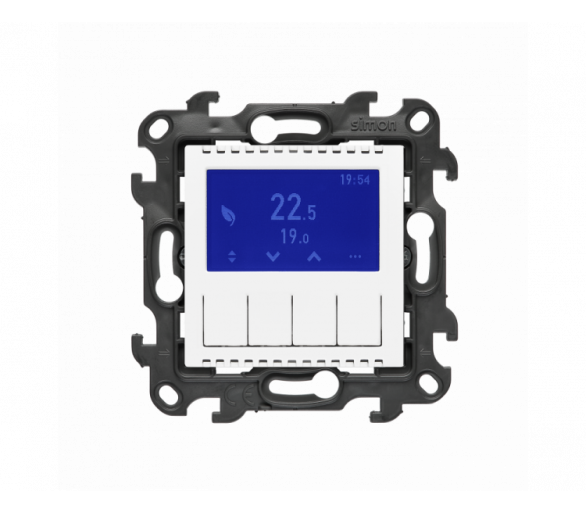 Termostat programowalny z wyświetlaczem [Wi-Fi], (moduł), Simon 24, 16 A 3600 W AC1 , 2A 450VA AC3, IP20, 16A, biały Simon 24 NETD1A.01/11