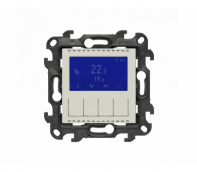 Termostat programowalny z wyświetlaczem [Wi-Fi], (moduł), Simon 24, 16 A 3600 W AC1 , 2A 450VA AC3, IP20, 16A, kaszmirowy Simon 24 NETD1A.01/42